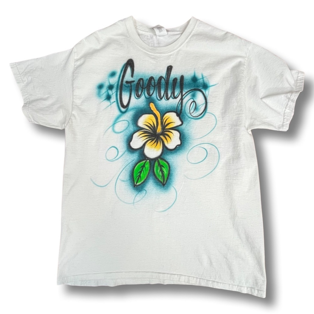 Airbrushed Gildan‎ Tshirt - Mens Large Womens XL